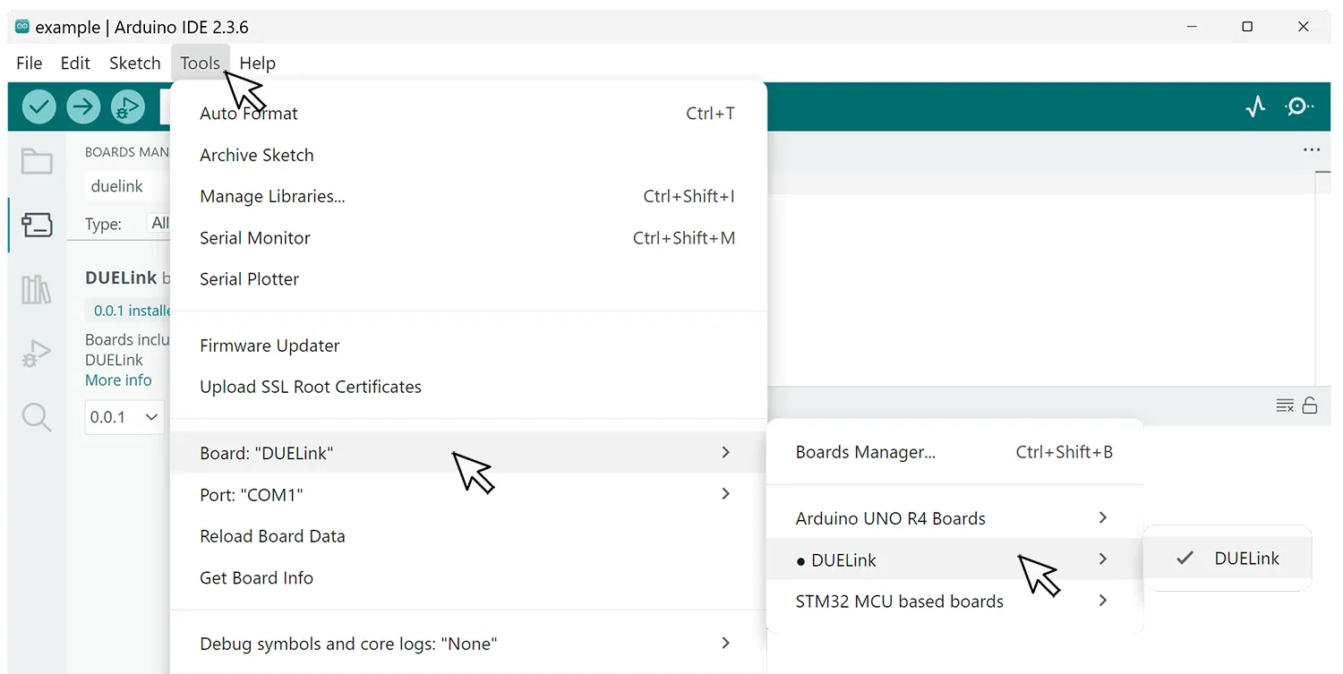 Select DUELink Board
