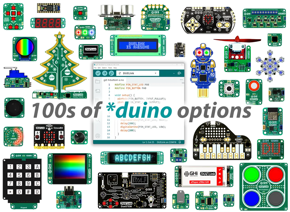 100s of *duino options