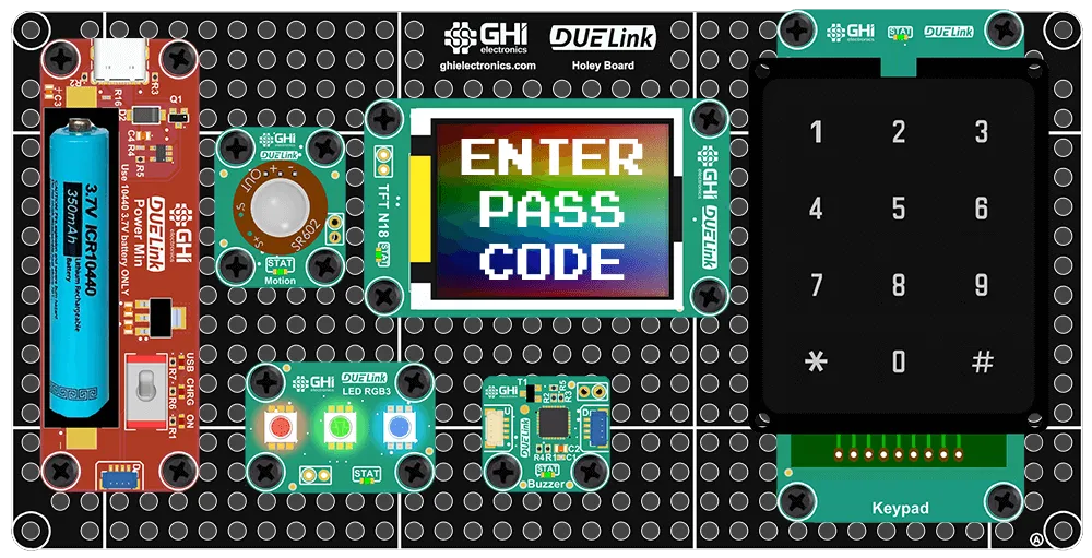 Holeyboard with Modules